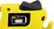 Yellow plastic device with black detail and camera symbol.