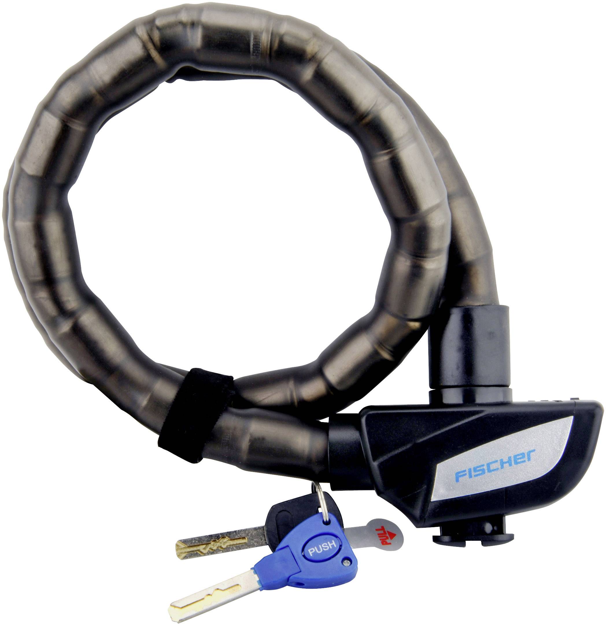 FISCHER FAHRRAD 85861 Chain lock Black Key lock