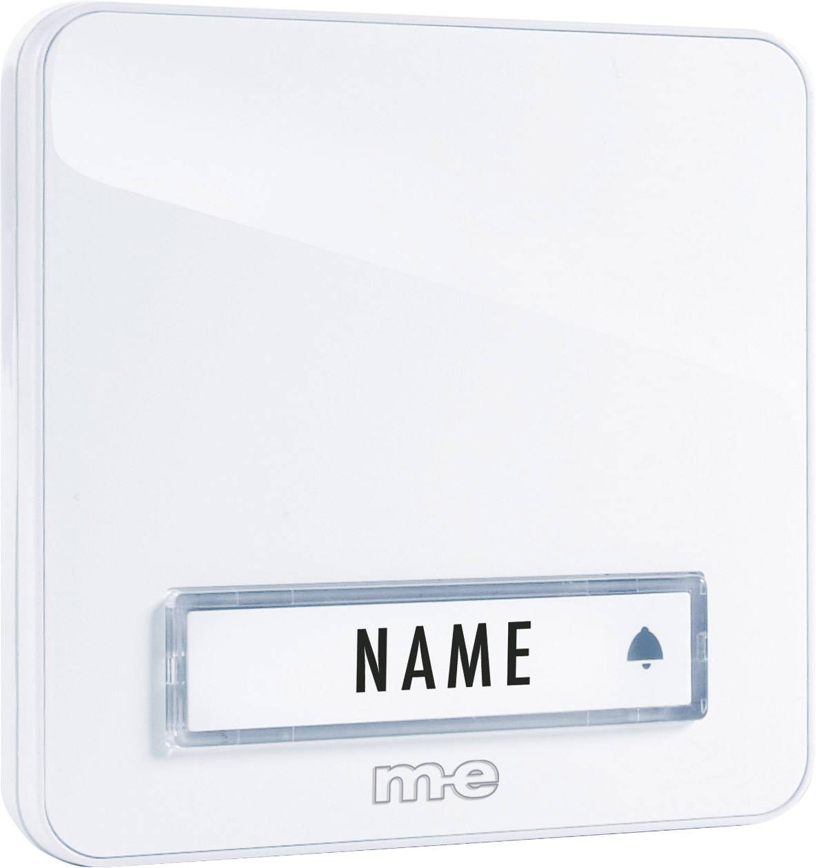 m-e modern-electronics 41146 Wireless door bell Complete set incl. nightlight, incl. nameplate-4