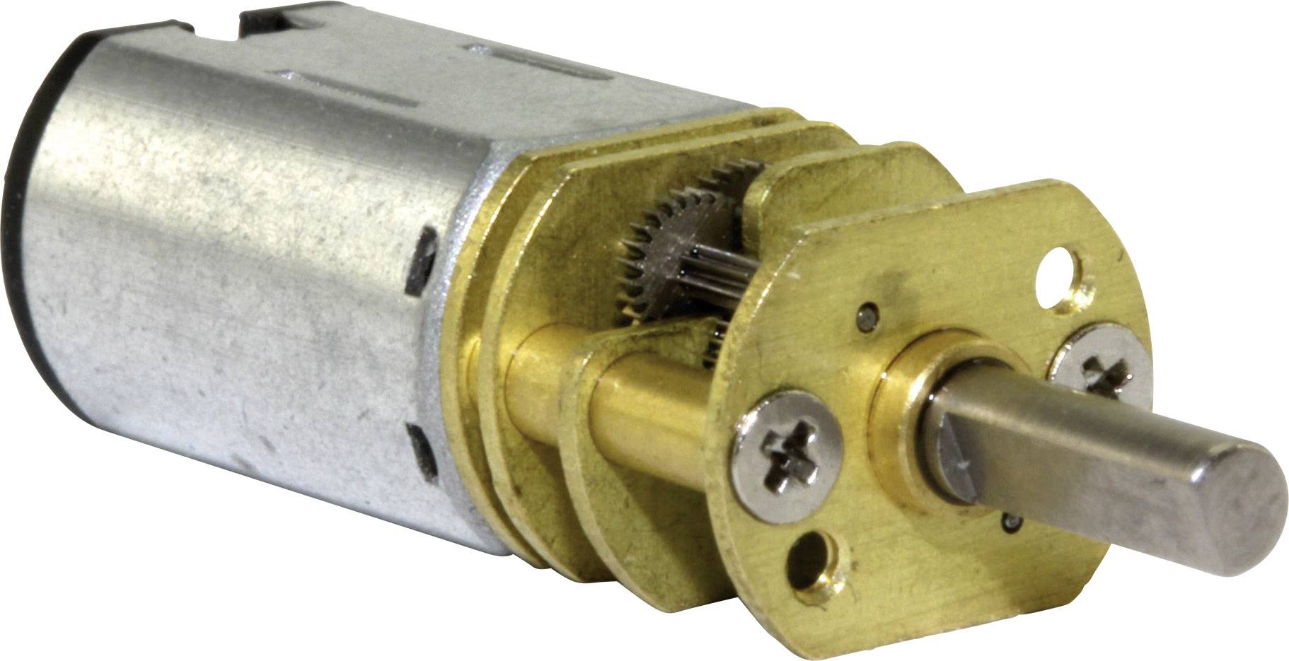 Sol Expert 96443 Micro gearmotor G 250 Flanged, Steel cogwheels 1:250 6 - 100 U/min