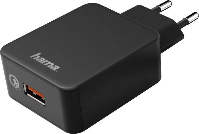 Hama QC 3.0 USB charger 19.5 W USB Black Mains socket-1
