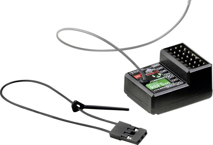 Absima R6FS 6-channel receiver 2,4 GHz Connector system JR / Futaba