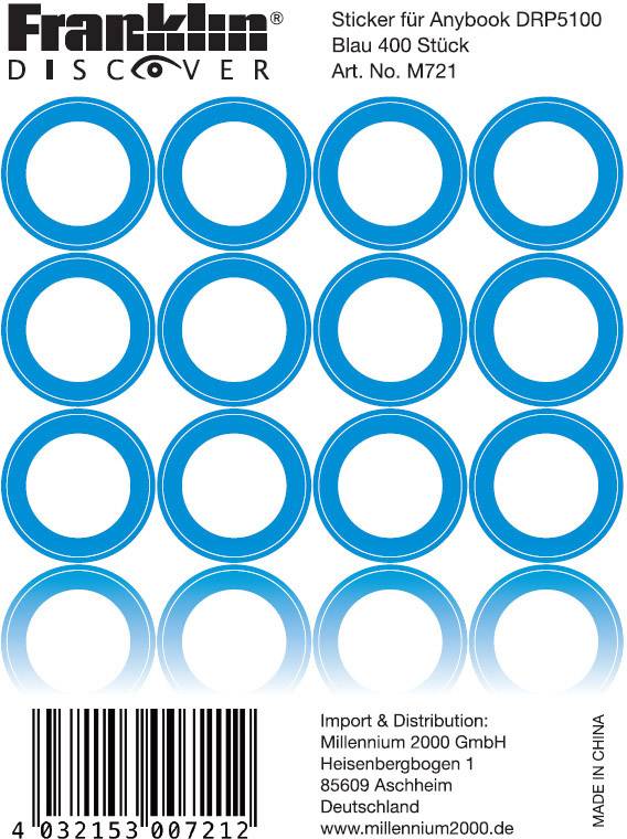 Franklin Sticker set M721 400 pc(s)