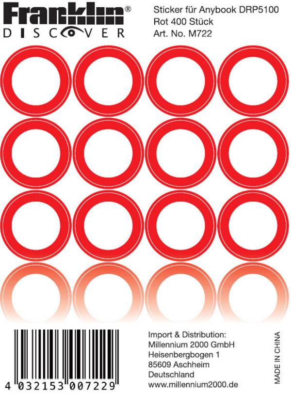 Franklin Sticker set M722  400 pc(s)