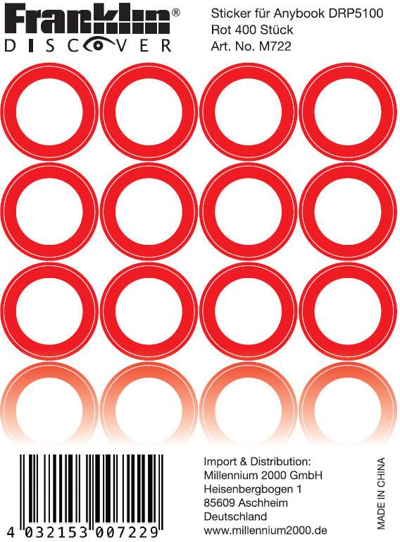 Franklin Sticker set M722 400 pc(s)