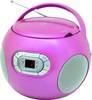 soundmaster SCD2120PI Radio CD player FM AUX, CD Pink