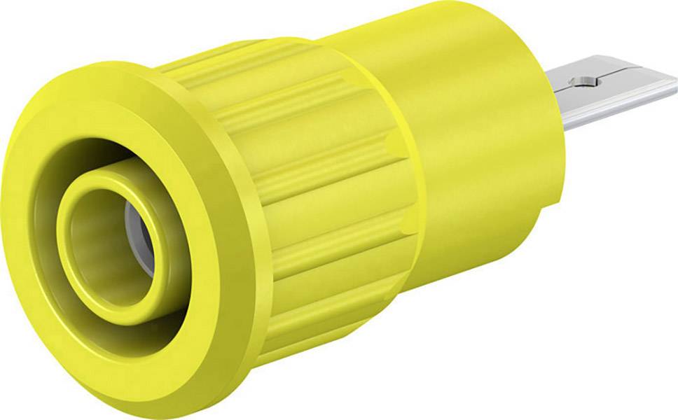 Staeubli SEB4-F/A Safety jack socket Socket, built-in Yellow 1 pc(s)