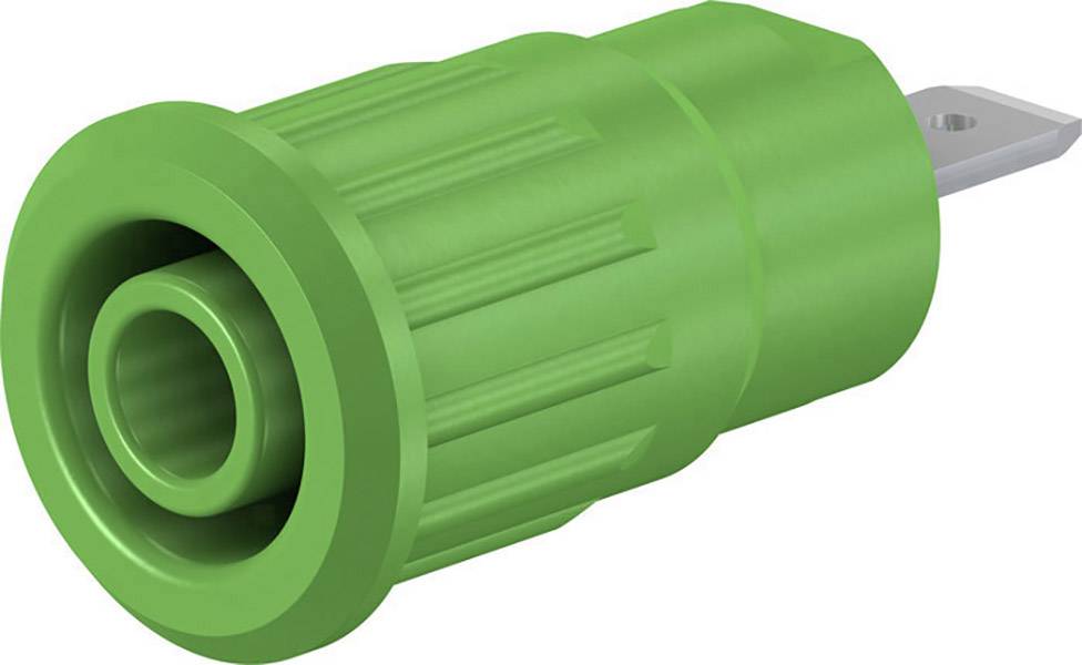 Staeubli SEB4-F/N Safety jack socket Socket, built-in Green 1 pc(s)
