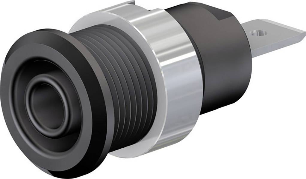 Staeubli SLB4-F6,3/N-X Safety jack socket Socket, built-in Black 1 pc(s)