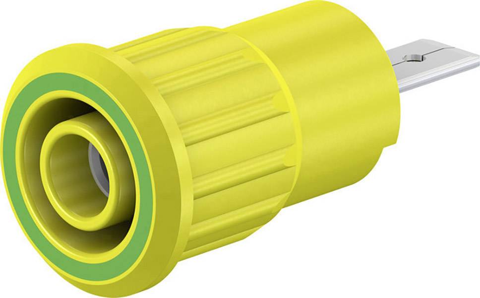 Staeubli SEB4-F/A Safety jack socket Socket, built-in Green, Yellow 1 pc(s)