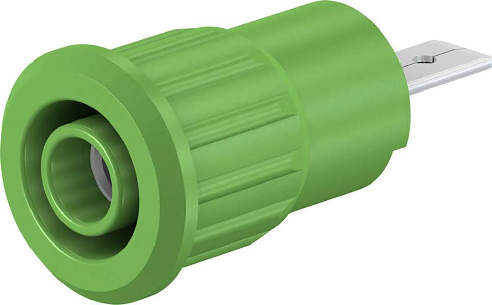 Staeubli SEB4-F/A Safety jack socket Socket, built-in Green 1 pc(s)