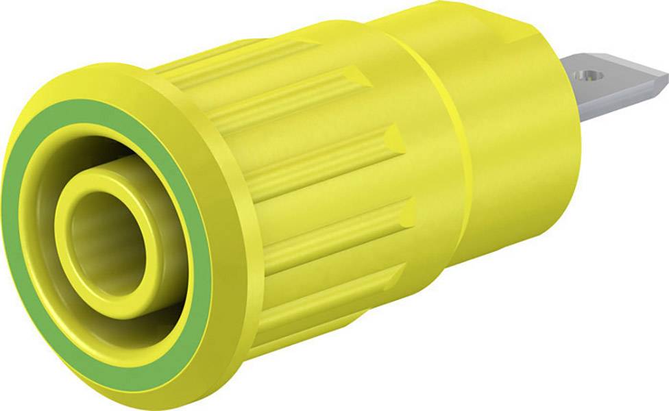 Staeubli SEB4-F/N Safety jack socket Socket, built-in Green, Yellow 1 pc(s)