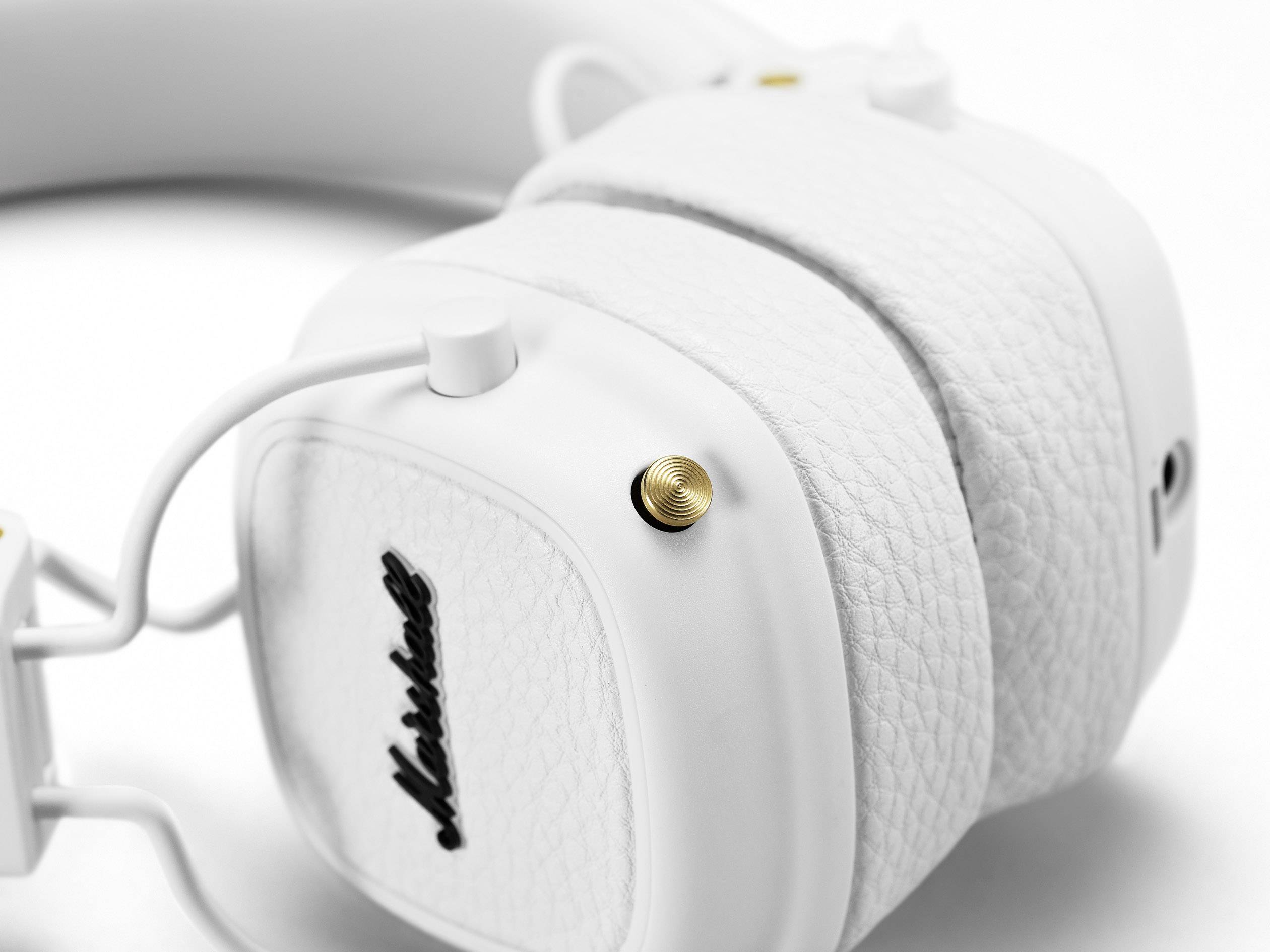 Marshall Major III Bluetooth On-ear headphones Bluetooth® (1075101 独特な Marshall MAJOR III Bluetooth WHITE ヘッドフォン