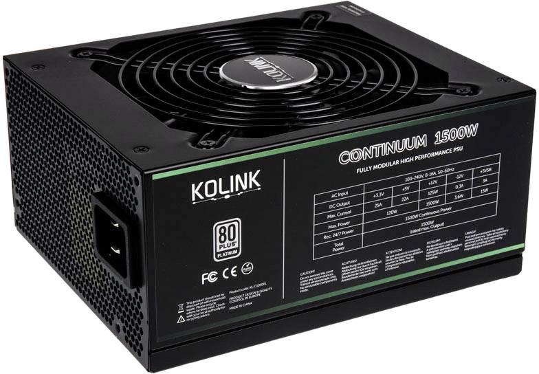 Kolink KL-C1500PL PC power supply unit 1500 W ATX 80 PLUS Platinum
