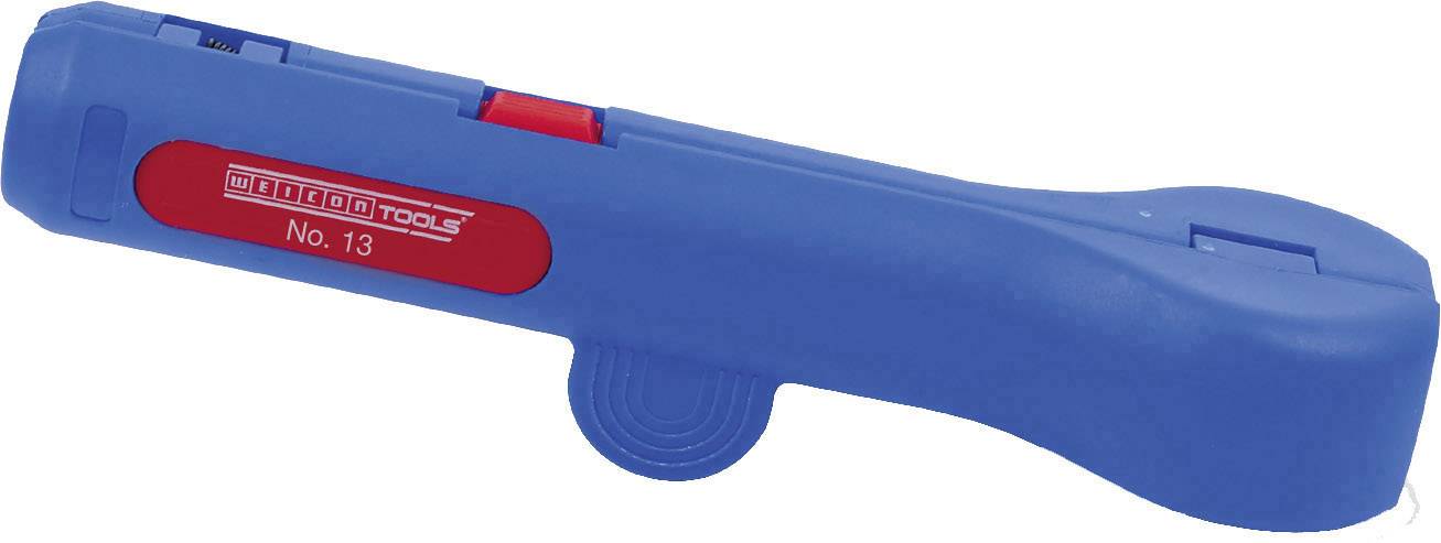 A blue cable finder with red print 'Tools No. 13', primarily used for locating cables within walls.