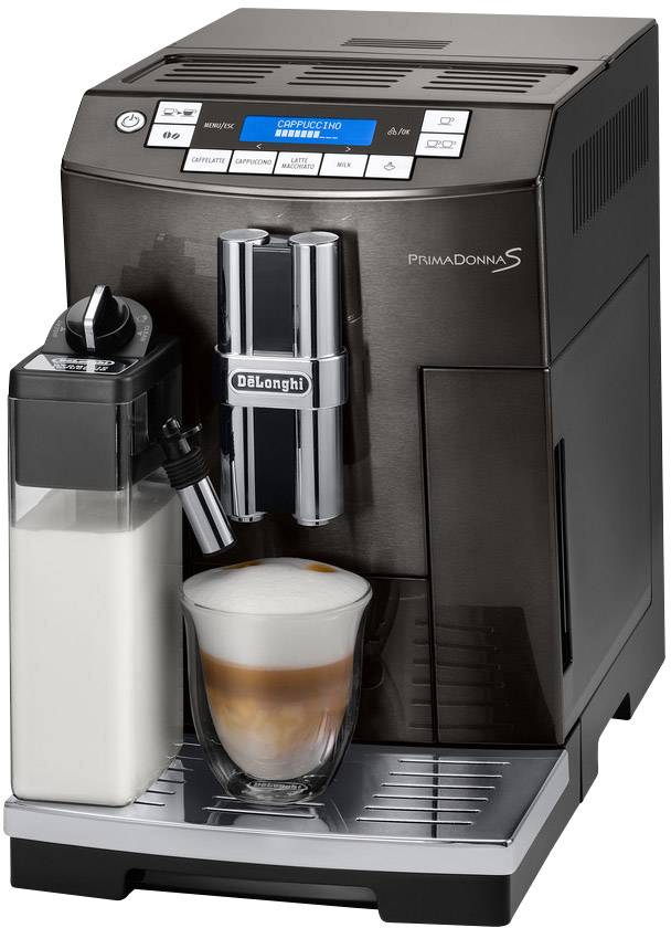 Gymnastiek Omgeving kat DeLonghi PrimaDonna S ECAM 28.467.B Fully automated coffee machine Black |  Conrad.com