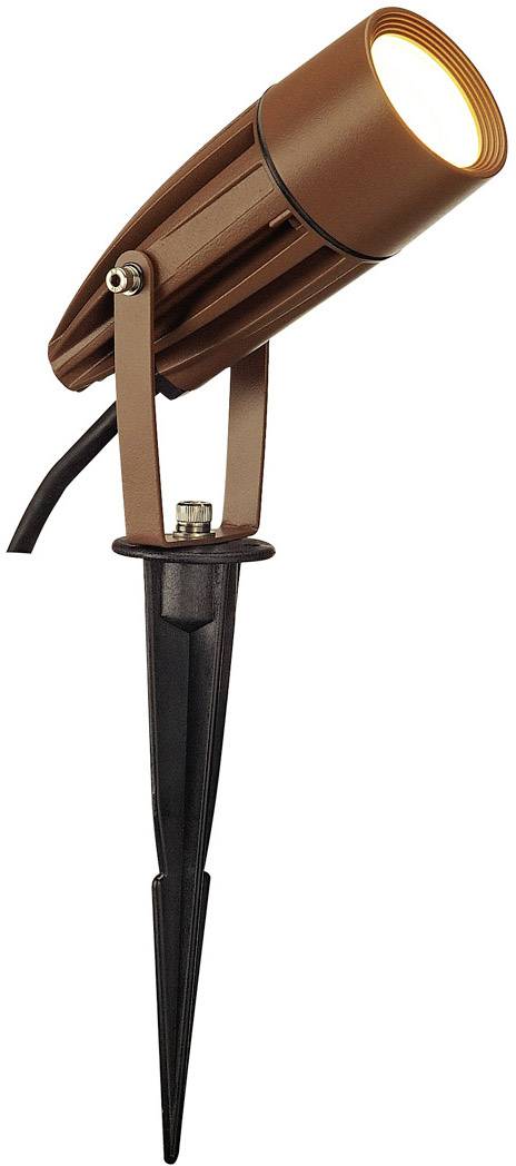 SLV 227507 LED garden spotlight 8.6 W Rust