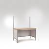 Manuflex ZB8201 Construction portal to aluminum table aluminum profile 45 x 45 mm 1350mm high (Usable Height 900 mm) Aluminium