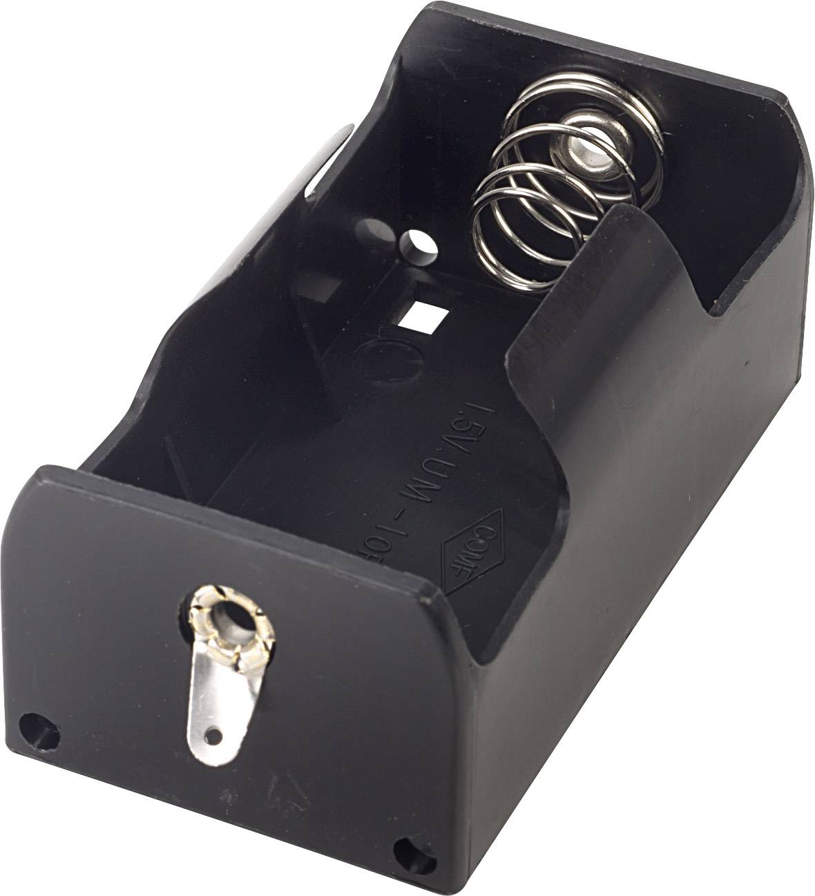 TRU COMPONENTS BH-111-1D Battery tray 1x D Solder lug