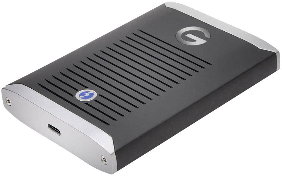 G-Technology G-DRIVE Mobile Pro SSD 500 GB External SSD hard drive Thunderbolt 3 Black, Silver 0G10310