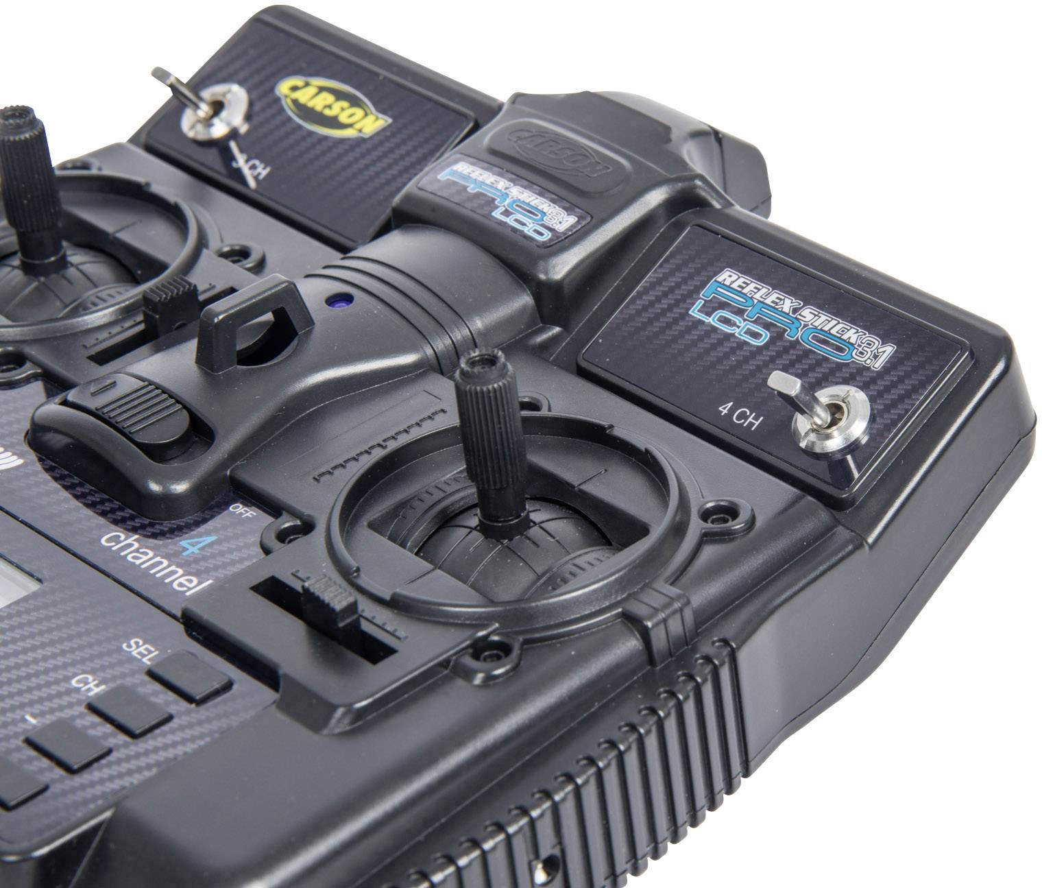 Carson Modellsport Reflex Stick Pro 3.1 Handheld RC 2,4 GHz No. of channels: 4 Incl. receiver-4