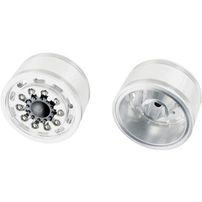 Buy Carson Modellsport 1:14 HGV Rims Aluminium Slotted hole Silver 2 pc ...