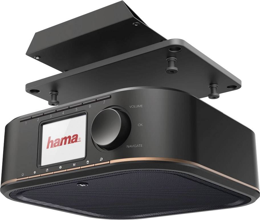 Hama DR350 Radio base component FM AUX Black