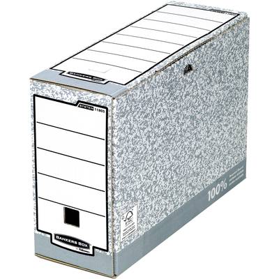 Bankers Box Box file 1080501 111 mm x 265 mm x 327 mm Cardboard Grey, White 1 pc(s)