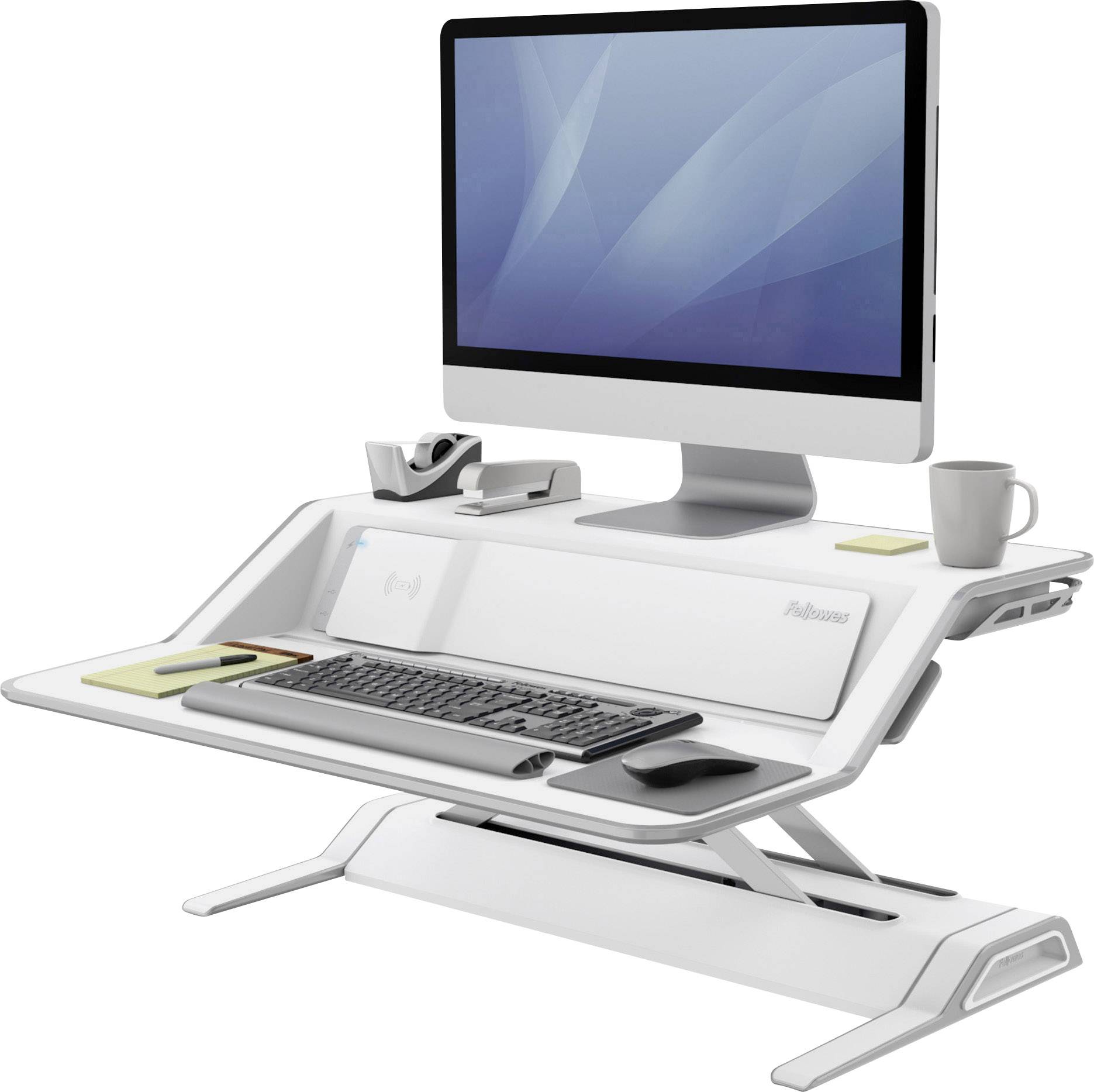Fellowes Lotus Dx Workstation Sit Stand Attachment Height Range