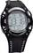 Digital watch with black strap shows 13:16 and 9th May. Functions: light, radio controlled, DST, 30M water resistant.