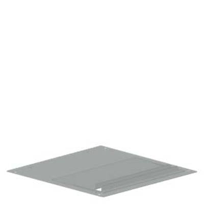 Grey, flat metal plate with rounded corners and small holes at each corner. The surface is smooth and slightly reflective.