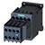 A black Siemens Sirius contactor with multiple connection terminals, suitable for industrial applications to control electrical switching operations.