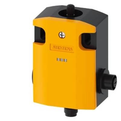 A yellow and black device with a Siemens logo; electrical connections are visible.