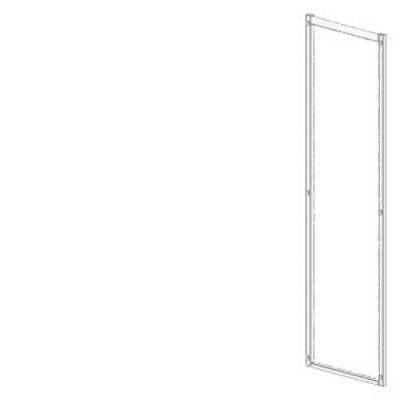'3D sketch of a shower enclosure with a frameless design on a white background.'