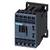 A blue Siemens Sirius contactor with multiple connections and a brand logo on the front.
