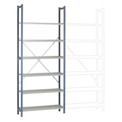 Manuflex RA2183.5007 Storage rack (basic unit) (W x H x D) 900 x 2250 x 300 mm   Brilliant blue 
