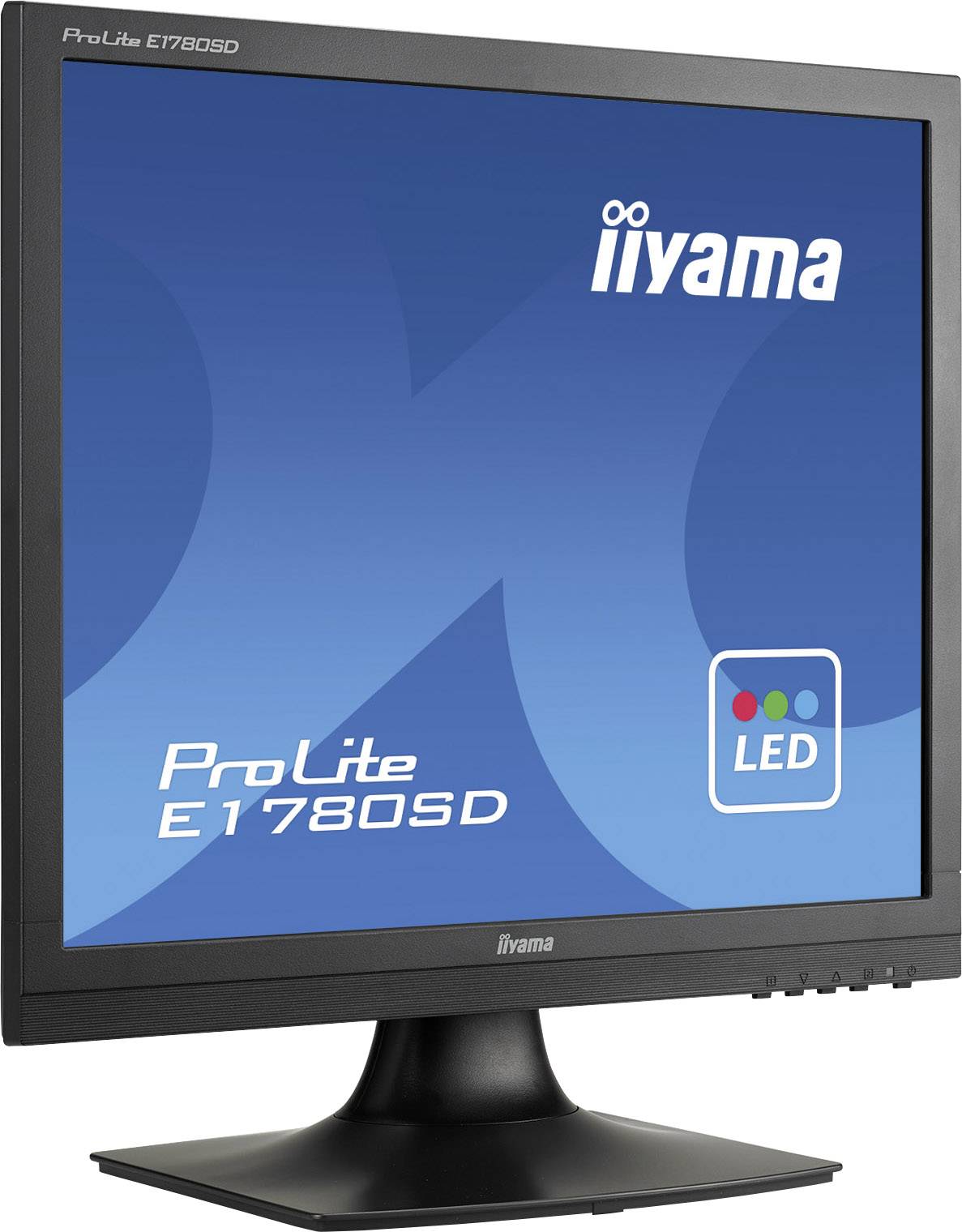 Iiyama PROLITE E1780SD-B1 LED EEC E (A - G) 43.2 cm (17 inch) 1280 x 1024 p 5:4 5 ms VGA, DVI TN LED-6