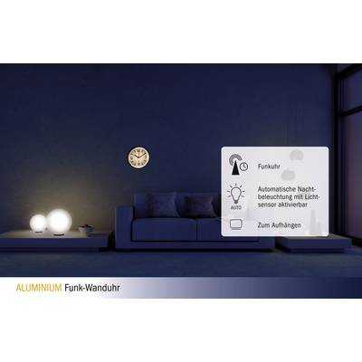 Buy TFA Dostmann Radio Wall clock 253 mm x 42 mm