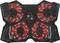 Laptop cooler with a striking black design and red LED lights. Features four fans and is designed for maximum cooling.