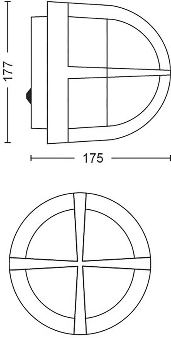 Philips LED Astilbe 1738030PN Outdoor wall light LED (monochrome) E-27 42 W Black-4