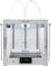 3D printer with two print heads and digital display on the front, showing status 'ready to print'.
