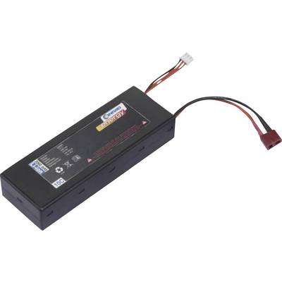 Reely Scale model battery pack (Li-ion) 7.4 V 2000 mAh No. of cells: 2 10 C Box hard case T connectors-0