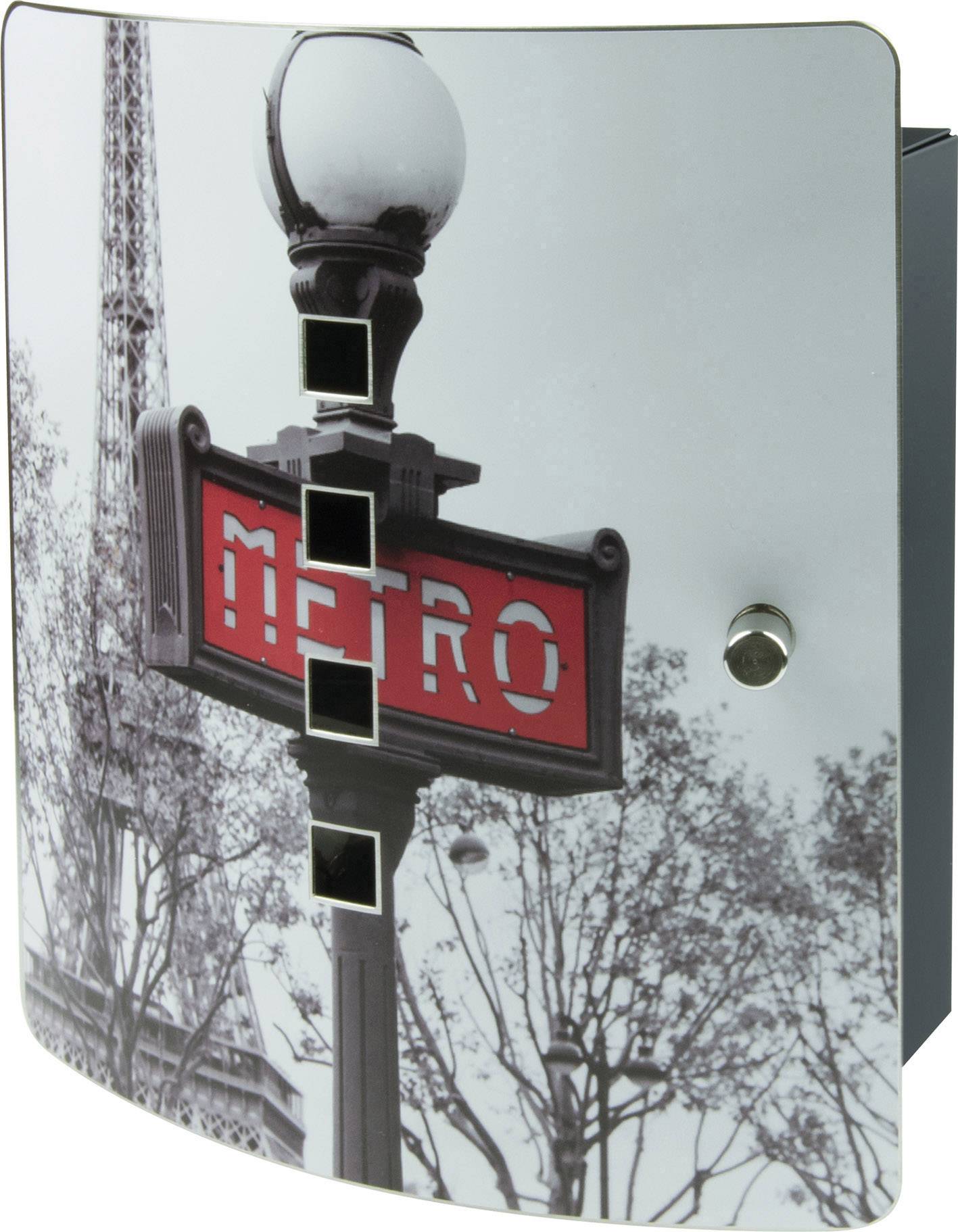 Burg Wächter Key cabinet 6204/10 Ni Paris Metro 38960 No. of hooks 10-0