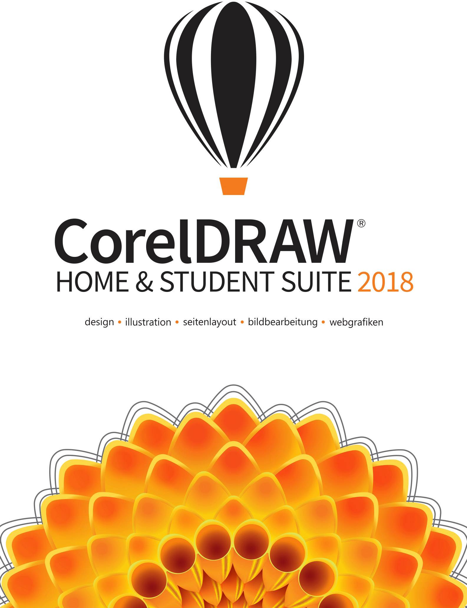 CorelDRAW Home & Student Suite 2018 Full version, 1 licence Windows