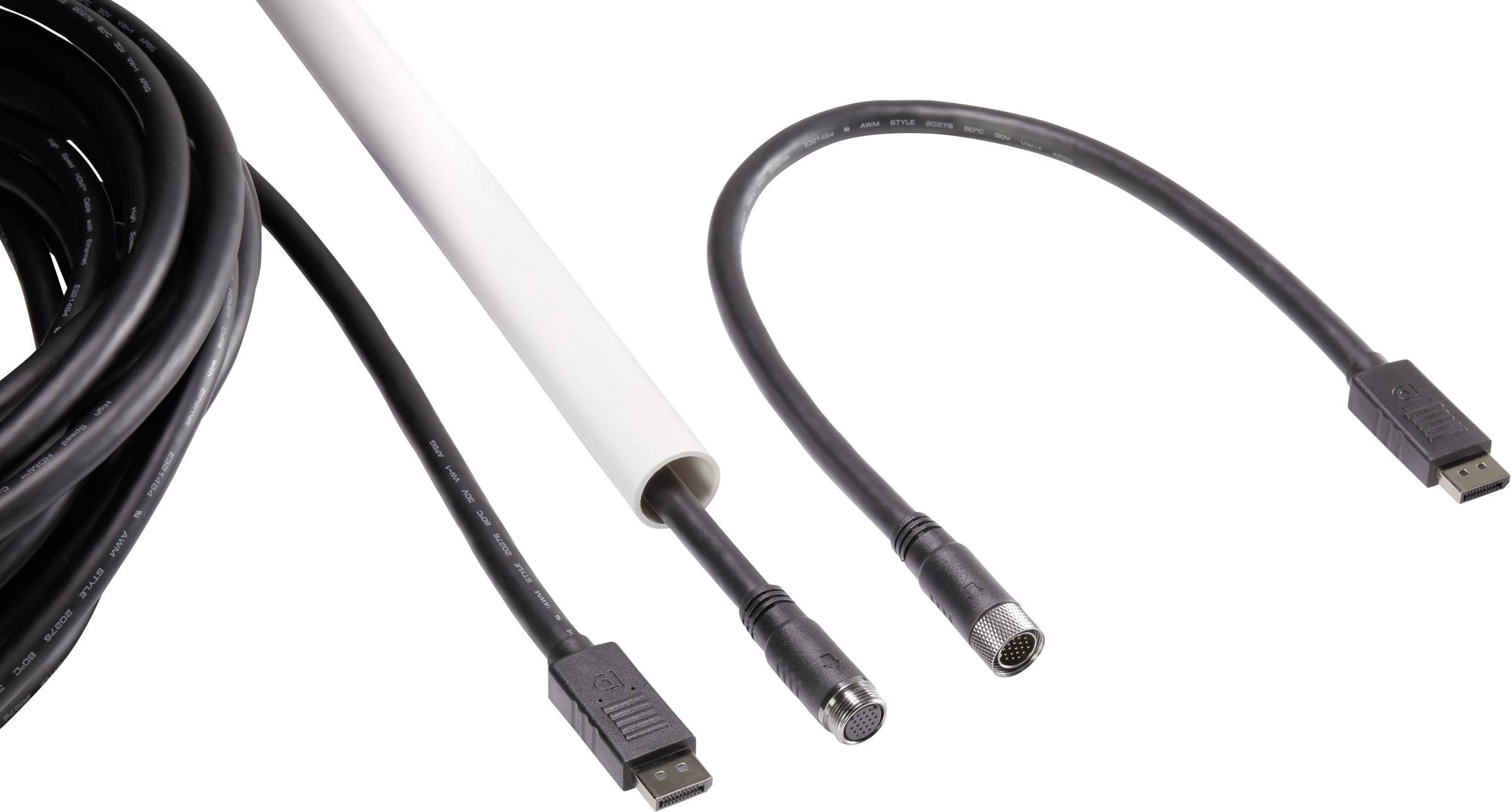 Renkforce Cable HDMI-A plug, HDMI-A 15.00 m Black for fitting, gold plated connectors HDMI | Conrad.com
