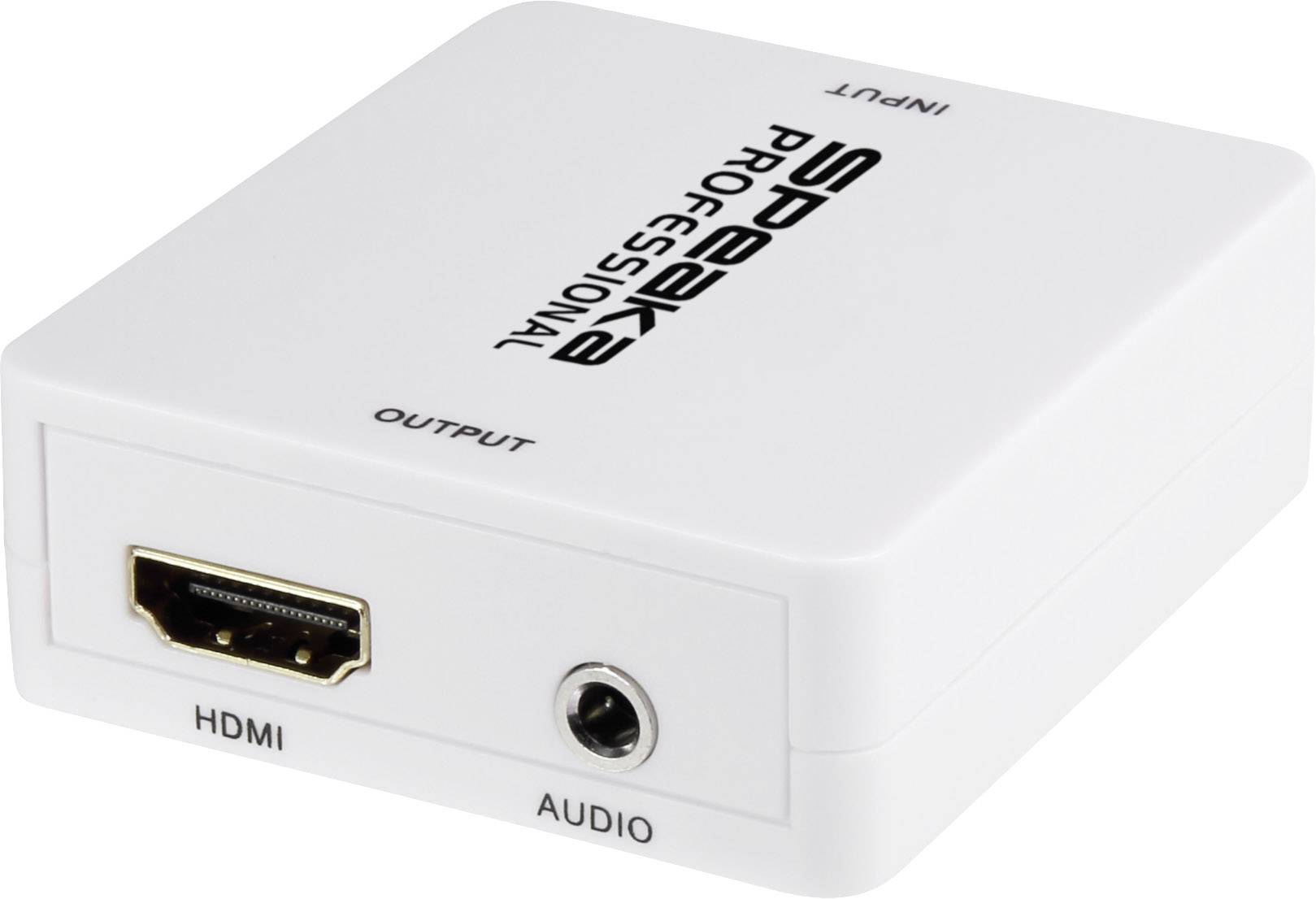 SpeaKa Professional Audio/phono Extractor [HDMI - HDMI, Jack, RCA] 1920 x 1080 Pixel