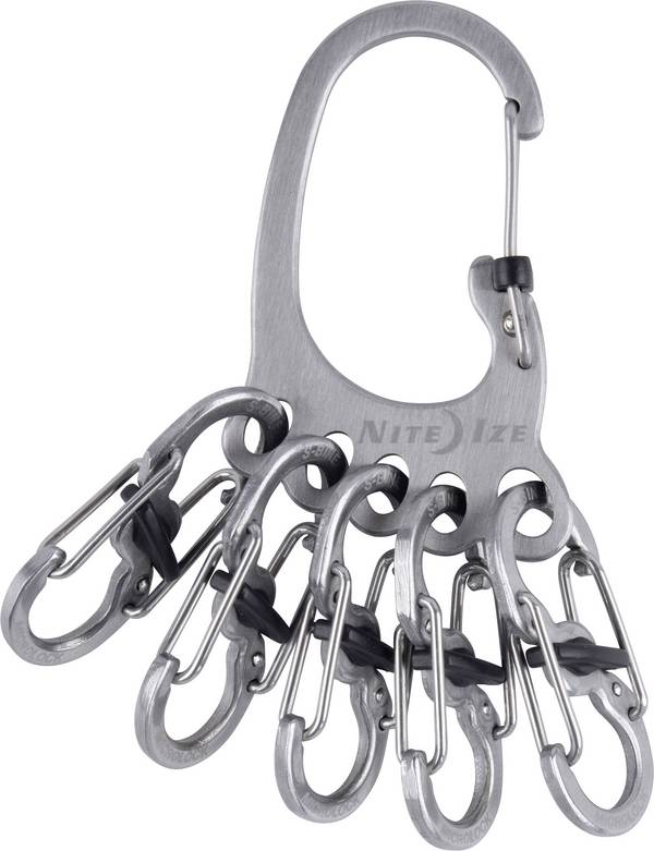 NITE Ize Key carabiner KLKBF-11-R6 BigFoot Locker KeyRack Stainless steel 1 pc(s)