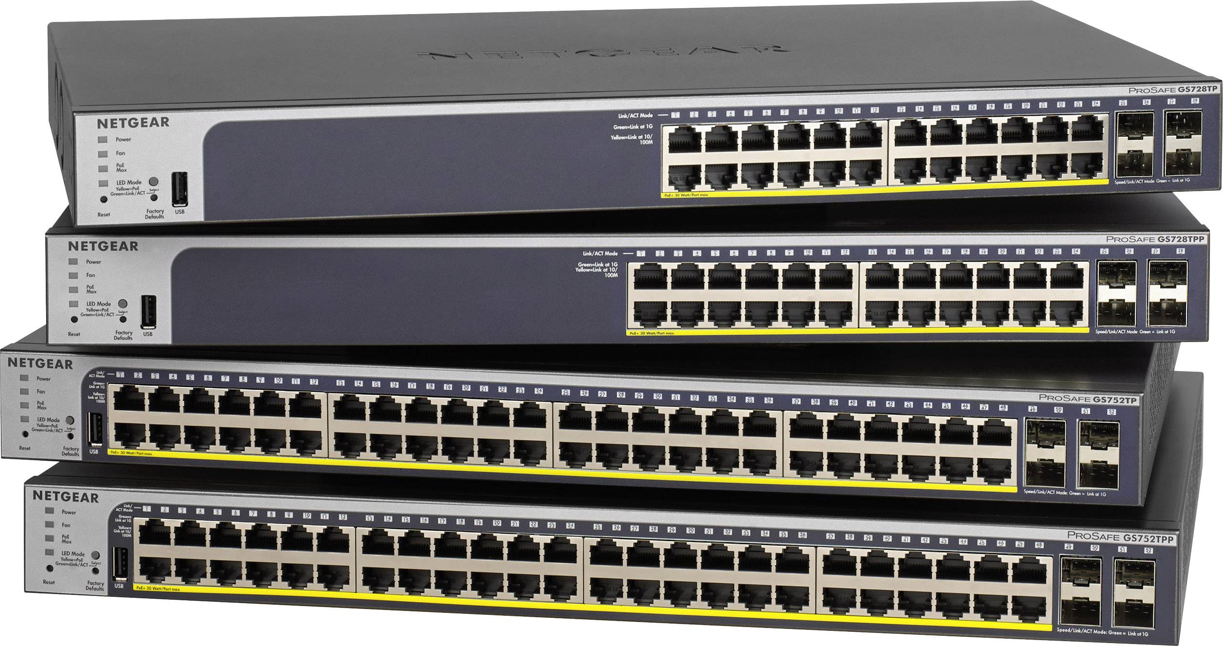 NETGEAR GS728TPv2 Network switch 28 ports PoE
