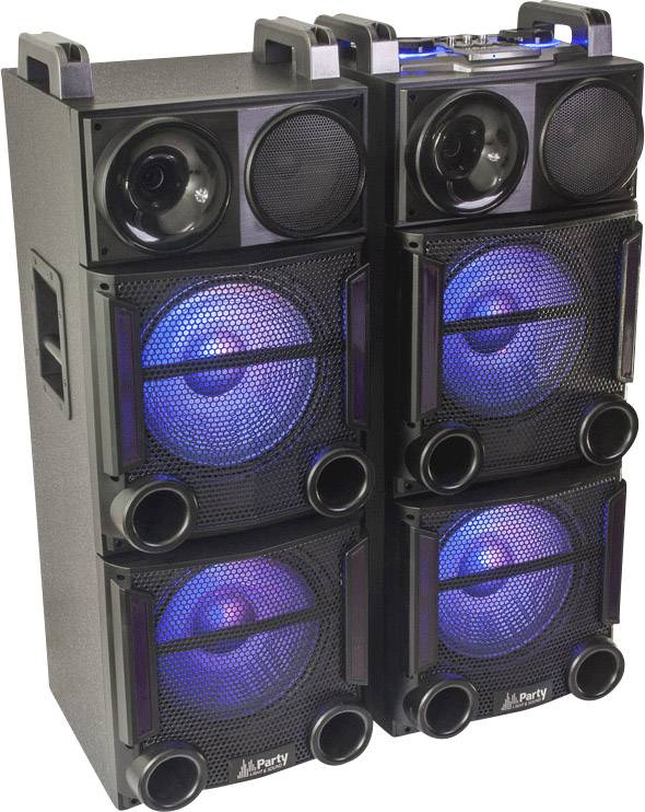 Party BOX412 Party speaker 30 cm 12 inch 1200 W 1 Pair