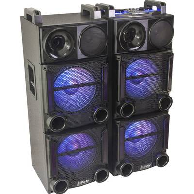 Party BOX412 Party speaker 30 cm 12 inch 1200 W 1 Pair